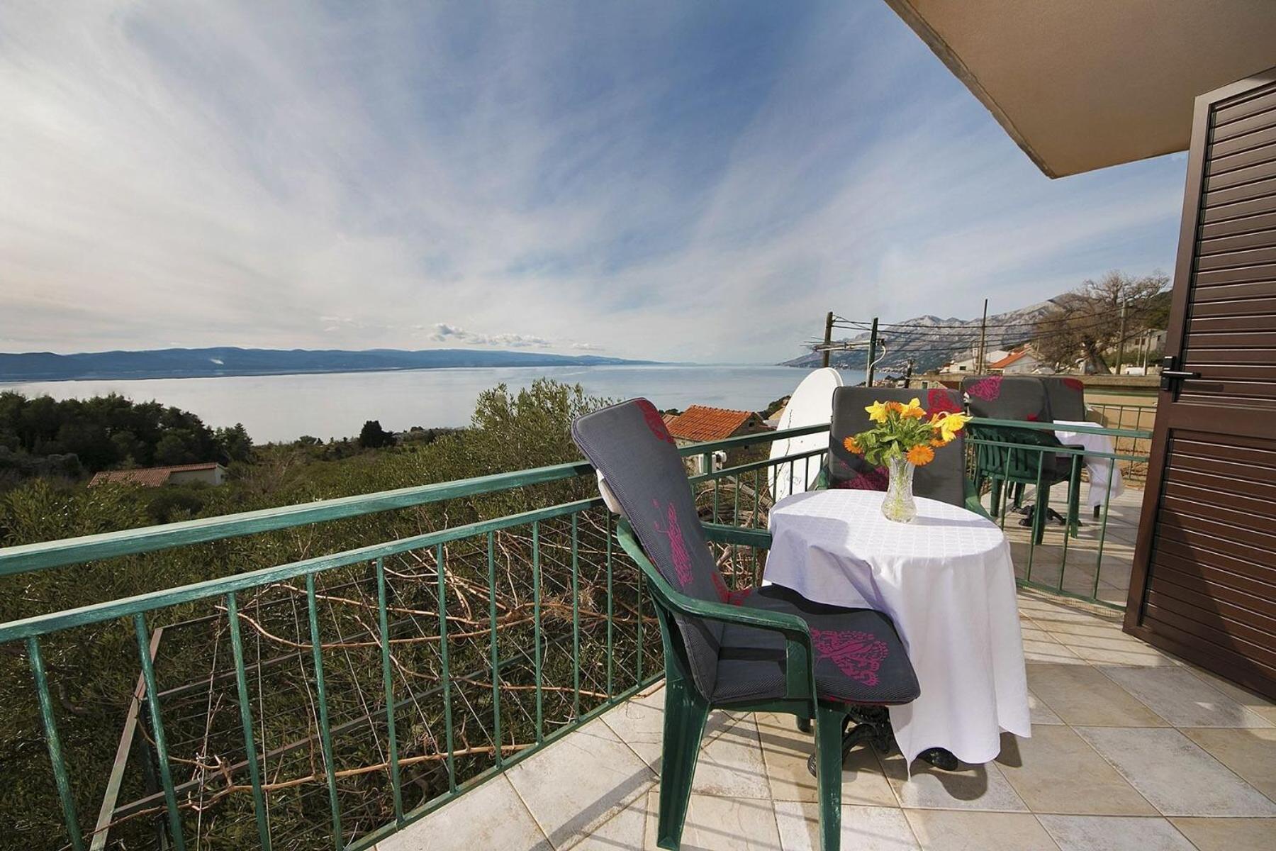 Apartment Panorama - sea view Brela Exterior foto