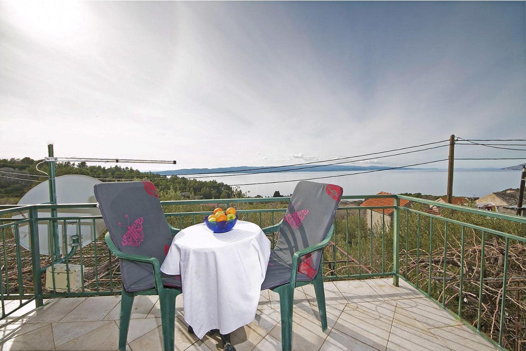 Apartment Panorama - sea view Brela Exterior foto