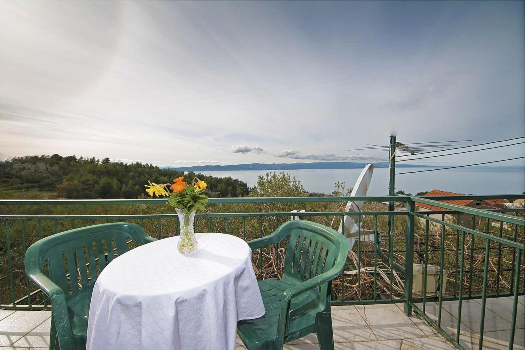 Apartment Panorama - sea view Brela Exterior foto
